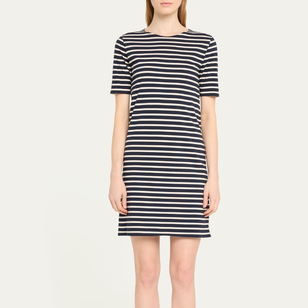 Kule navy and white striped mini dress size XS